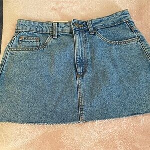 Cotton On Blue Denim Mini Skirt